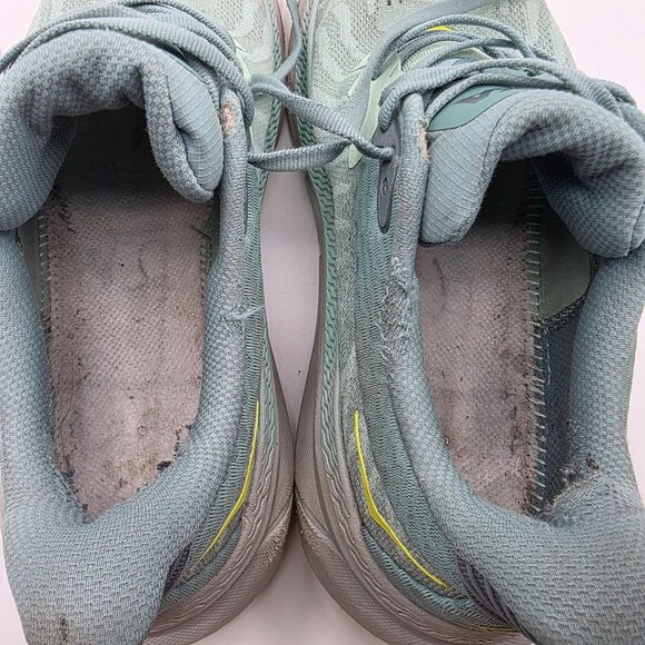 Hoka One One Challenger ATR 7 Womens 8.5B Green Yellow Running Shoes Lightweight - Picture 9 of 13